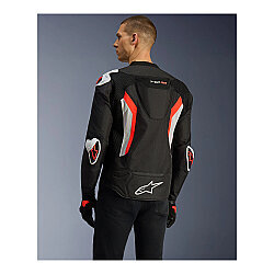 Alpinestars T-GP Air Korumalı Motosiklet Montu Siyah / Beyaz / Kırmızı - 4
