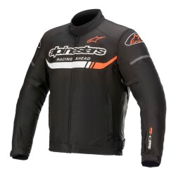 GARAJJ Alpinestars T-SP S Ignition WP Korumalı Motosiklet Montu Siyah / Beyaz / Kırmızı - 1