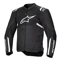 Alpinestars T-SPS Air V2 Korumalı Motosiklet Montu Siyah / Beyaz - Alpinestars