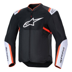 Alpinestars T-SPS Air V2 Korumalı Motosiklet Montu Siyah / Beyaz / Kırmızı - 1