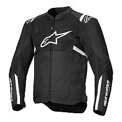 Alpinestars T-SPS Air V2 Korumalı Motosiklet Montu Siyah / Beyaz - Alpinestars
