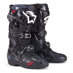 Alpinestars TECH 10 Enduro Korumalı Motosiklet Botu Siyah - 1