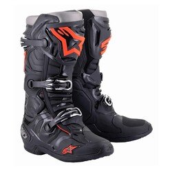 Alpinestars TECH 10 Kros Motosiklet Botu Siyah / Kırmızı - 1