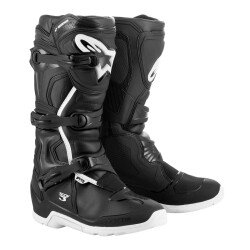 Alpinestars Tech-3 Enduro WP Korumalı Motosiklet Botu Siyah / Beyaz - 1