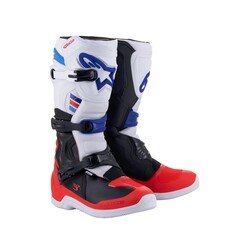 Alpinestars TECH 3 Kros Motosiklet Botu Kırmızı / Mavi - 1