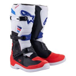 Alpinestars TECH 3 Kros Motosiklet Botu Kırmızı / Mavi - 1