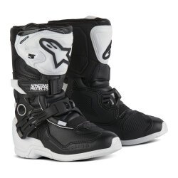 Alpinestars TECH 3S Kros Çocuk Motosiklet Botu Beyaz / Siyah 