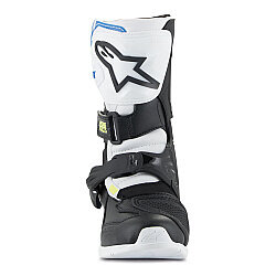 Alpinestars TECH 3S Kros Çocuk Motosiklet Botu Beyaz / Siyah / Mavi - 4