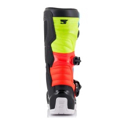 Alpinestars TECH 3S Kros Genç Motosiklet Botu Siyah / Kırmızı / Mavi - 4