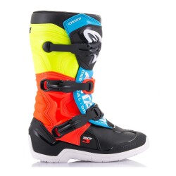 Alpinestars TECH 3S Kros Genç Motosiklet Botu Siyah / Kırmızı / Mavi - 2