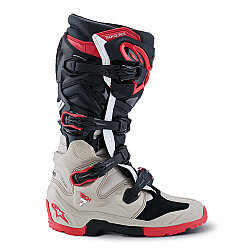 Alpinestars TECH 7 Enduro Motosiklet Botu Siyah / Gri / Kırmızı - 3