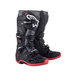Alpinestars TECH 7 Kros Motosiklet Botu Siyah / Gri / Kırmızı 