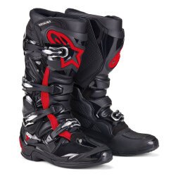 Alpinestars TECH 7 Kros Motosiklet Botu Siyah / Kırmızı 