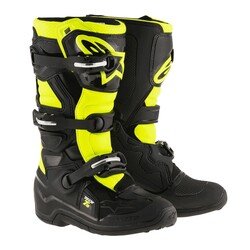 Alpinestars TECH 7S Kros Çocuk Motosiklet Botu Siyah / Sarı - Alpinestars