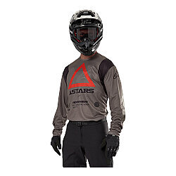 Alpinestars Techdura Off-Road / Enduro Motosiklet Jerseyi Kahverengi - 3