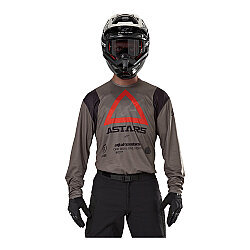 Alpinestars Techdura Off-Road / Enduro Motosiklet Jerseyi Kahverengi - 5