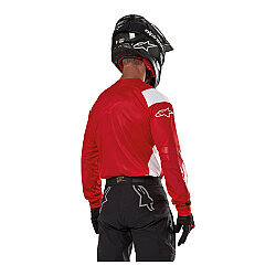 Alpinestars Techdura Off-Road / Enduro Motosiklet Jerseyi Kırmızı - 4
