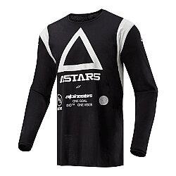 Alpinestars Techdura Off-Road / Enduro Motosiklet Jerseyi Siyah - Alpinestars