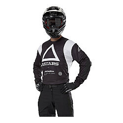 Alpinestars Techdura Off-Road / Enduro Motosiklet Jerseyi Siyah - 3