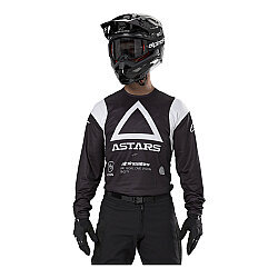 Alpinestars Techdura Off-Road / Enduro Motosiklet Jerseyi Siyah - 5