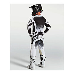 Alpinestars Techstar Swan Off-Road Motosiklet Jerseyi Siyah / Beyaz - 4