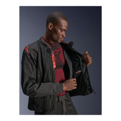 Alpinestars Viper Air V4 Korumalı Motosiklet Montu Siyah / Kırmızı - 9