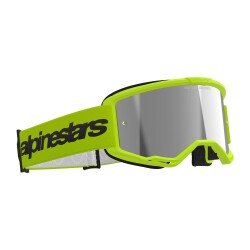 Alpinestars Vision 3 Wordmark Goggle Kross Gözlüğü Sarı / Gümüş - 2