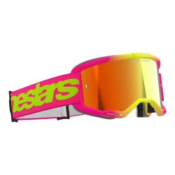 Alpinestars Vision 5 Wordmark Goggle Kross Gözlüğü Pembe / Sarı - 3