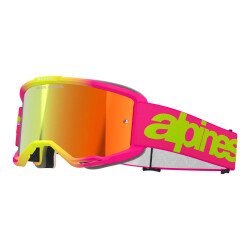 Alpinestars Vision 5 Wordmark Goggle Kross Gözlüğü Pembe / Sarı - 1