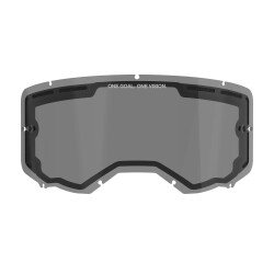 Alpinestars Vision 8-5-3 Goggle için Çift Katmanlı Yedek Cam Füme 
