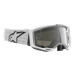 Alpinestars Vision 8 Corp Goggle Kross Gözlüğü Beyaz / Gümüş - 2