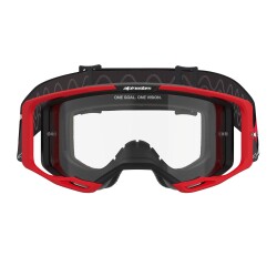 Alpinestars Vision 8 Luar Goggle Kross Gözlüğü Kırmızı / Siyah - Alpinestars