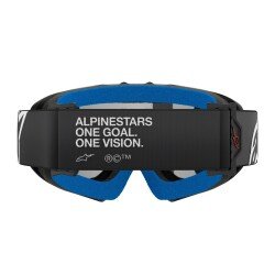 GARAJJ Alpinestars Vision Youth Genç / Çocuk Goggle Kross Gözlüğü Siyah / Gümüş - 3