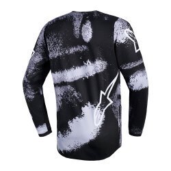 Alpinestars Youth Fluid Lahnd Genç Off-Road Motosiklet Jerseyi Gri Kamo - 2