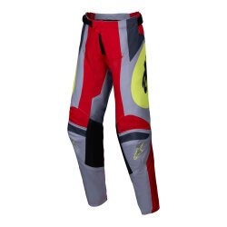 Alpinestars Youth Racer Melt Off-Road Motosiklet Pantolonu Kırmızı / Gri - 1