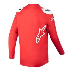 Alpinestars Youth Racer Narin Genç Kros Motosiklet Jerseyi Kırmızı / Beyaz - 2