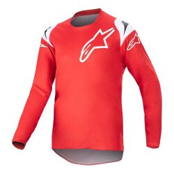 Alpinestars Youth Racer Narin Genç Kros Motosiklet Jerseyi Kırmızı / Beyaz - 1