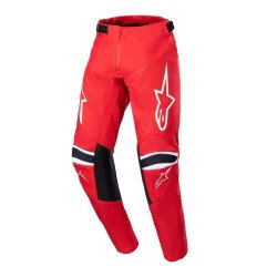 Alpinestars Youth Racer Narin Genç Kros Motosiklet Pantolonu Kırmızı / Beyaz - 1