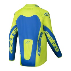 Alpinestars Youth Racer Veil Off-Road Genç Motosiklet Jerseyi Sarı / Mavi - Alpinestars