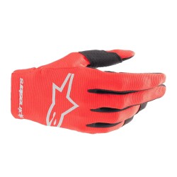 Alpinestars Youth Radar Çocuk-Genç Off-Road Motosiklet Eldiveni Kırmızı / Siyah - Alpinestars