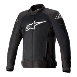 Alpinestars T-SP X SuperAir Yazlık Korumalı Motosiklet Montu Siyah / Beyaz - Alpinestars