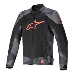 Alpinestars T-SP X SuperAir Yazlık Korumalı Motosiklet Montu Siyah / Kamuflaj - Alpinestars