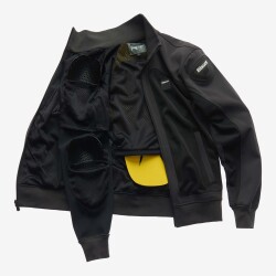 Blauer Easy Air Pro Korumalı Yazlık Motosiklet Montu Antrasit - Blauer HT