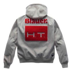Blauer Easy Men Open Hoody Korumalı Motosiklet Montu Gri / Kırmızı - 2