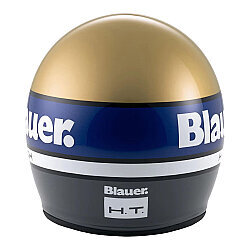 Blauer Pilot 4.0 Açık Motosiklet Kaskı Altın / Mavi / Gri - 4