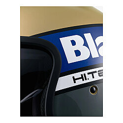 Blauer Pilot 4.0 Açık Motosiklet Kaskı Altın / Mavi / Gri - 6