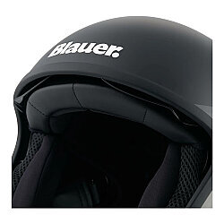 Blauer Pilot 4.0 Açık Motosiklet Kaskı Mat Siyah / Gri / Beyaz - 5