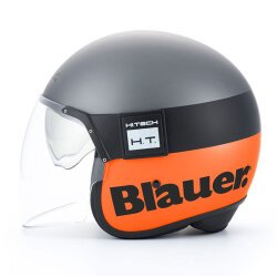 Blauer Pod 06 Açık Motosiklet Kaskı Titanyum / Oranj - 2