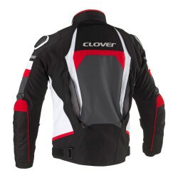 Clover Airblade-5 Korumalı Motosiklet Montu Siyah / Beyaz / Kırmızı - 3