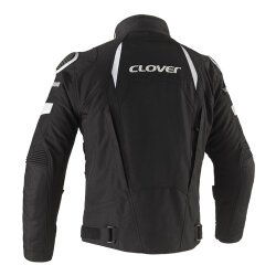 Clover Airblade-5 Korumalı Motosiklet Montu Siyah / Beyaz - 2